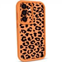 Funda de silicona para teléfono Samsung Galaxy A36 5G Diseño de leopardo Resistente y flexible Protector de cámara Marco con escalones 11