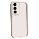 Funda de silicona suave para Samsung Galaxy A16 5G Sin impresión Acabado mate Bisel elevado alrededor de la pantalla Marco sobresaliente de las lentes Para uso diario 10
