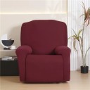 Funda de sillón relax de 4 piezas de color, fabricada en material elástico y suave. 3
