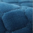 Funda de sofá de terciopelo a cuadros antideslizante 70 x 180 cm de felpa de franela lavable a máquina para sofá de sala de estar 22