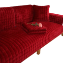 Funda de terciopelo para sofá 90 x 120 cm de felpa antideslizante y diseño de franjas de franela para sofá y sillón lavable a máquina 13