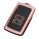 Funda de TPU para mando a distancia para Renault y Dacia con llavero, compatible con Koleos, Kadjar, Clio, Captur, Megane, Talisman, Espace, Zoe, Scenic 4, Arkana, Sandero 10