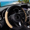 Funda elástica para volante de 37 a 38 cm de piel PU brillante con piedras decorativas Sin anillo interior Para volante redondo y en D 7