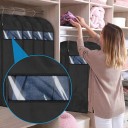 Funda grande 150×60 cm para ropa Funda impermeable para vestidos largos, abrigos y chaquetas con ventana y cremallera Protección contra el polvo 2