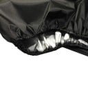 Funda impermeable 68×68×120 cm para sillas apilables de jardín Tejido de poliéster resistente contra la lluvia UV y el polvo Funda protectora elegante 3