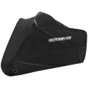 Funda impermeable de poliéster para motocicleta, 180-200 cm, lona protectora contra la lluvia, los rayos UV y el polvo, para uso en exteriores 1