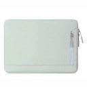 Funda impermeable para portátil de 13,3 pulgadas Funda protectora acolchada Cierre de cremallera Colores neutros Diseño de viaje elegante 1