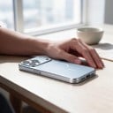 Funda magnética para iPhone 17 compatible con MagSafe Cristal nano mate Carga inalámbrica Alineación precisa Protección de la parte trasera 32