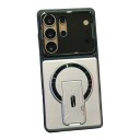 Funda Magnética para Samsung Galaxy A56 Resistente con Soporte Plegable Tapa Deslizante para la Cámara Soporte para Carga Inalámbrica Funda 8