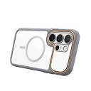 Funda mate para Samsung Galaxy S25 con soporte para carga magnética Funda protectora con marco elevado para la cámara Para el día a día 13