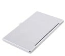 Funda metálica para tarjetas y documentos de acero inoxidable Tapa abatible Perfil delgado 0,7 cm Superficie cepillada Dimensiones 9,3 x 5,7 cm 4