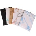 Funda para cintura con diseño de mármol y el texto dorado Passport. Funda para documentos de cuero PU con bordes cosidos. Dimensiones 14 x 10 cm 6