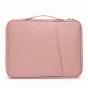 Funda para MacBook y tablet de 12,9 a 13 pulgadas con asa y bolsillo frontal 35 x 25,5 x 3 cm Bolsa acolchada con cremallera 12