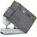 Funda para máquina de coser con bolsillos de almacenamiento funda protectora 43 x 31 x 21 cm organizador textil para máquinas de coser domésticas 8
