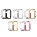 Funda para pantalla de Apple Watch 40 mm, funda protectora de TPU para Series 4, 5, 6 y SE, protección a prueba de golpes para relojes 3