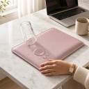 Funda para portátil de 12 a 13,3 pulgadas MacBook Air y Pro 13 M1 M2 33,5 x 25,4 cm Cuero sintético impermeable Alfombrilla de ratón 5