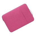Funda para portátil de 13 a 13,6 pulgadas con asa lateral y bolsillo 35 x 25 x 2 cm Forro de felpa Para MacBook Air y Pro 13 7