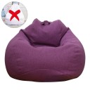 Funda para puff 100×120 cm con cremallera para rellenar con bolitas de espuma y textil para una cómoda asiento en interiores y exteriores 2