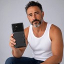 Funda para Samsung Galaxy S24 Ultra Con compartimento abatible para tarjeta Esquinas reforzadas Superficie estructurada Material PC 3