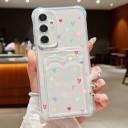 Funda para Samsung Galaxy S25+ con bolsillo para tarjeta Motivos delicados Esquinas reforzadas Funda de TPU Carcasa para móvil 9