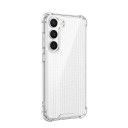 Funda para Samsung Galaxy S25 Esquinas Reforzadas y Corte para Cámara Material TPU poliuretano termoplástico Transparente Funda Protectora para Móvil 3
