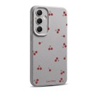 Funda para Samsung Galaxy S25 FE con motivo de cerezas Funda de silicona con protección de cámara Funda protectora para móvil Samsung S25 FE 21