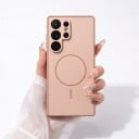 Funda para Samsung Galaxy S25 Ultra con soporte para carga magnética y protección de la cámara de policarbonato y TPU Funda magnética 1