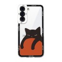 Funda para Samsung Galaxy S26+ con diseño de gato Funda de plástico para móvil Funda protectora para teléfono Con marco alrededor de la cámara 10