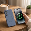 Funda para Samsung Galaxy S26 Ultra con soporte de carga magnética Anillo magnético Material TPU Poliuretano termoplástico Carcasa 11