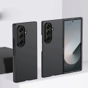 Funda para Samsung Galaxy Z Fold 5 Funda delgada de plástico Funda protectora de dos piezas Bisel elevado alrededor de la cámara Funda 3