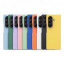 Funda para Samsung Galaxy Z Fold 6 Funda de plástico delgada Funda de dos piezas Marco protector alrededor de la cámara Para teléfono 34