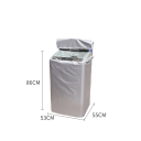 Funda para secadora impermeable y antipolvo 55 x 53 x 86 cm Funda protectora con protección UV Uso en exteriores Material duradero Fácil de instalar 2