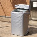 Funda para secadora impermeable y antipolvo 55 x 53 x 86 cm Funda protectora con protección UV Uso en exteriores Material duradero Fácil de instalar 3