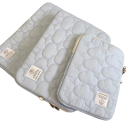 Funda para tableta de 9,7 a 11 pulgadas Funda protectora para iPad Colores neutros Acolchado suave Cierre de cremallera Diseño ligero y práctico 2