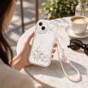 Funda para teléfono Samsung Galaxy S24 FE con diseño y cadena Funda de silicona para móvil Funda protectora para Samsung S24 FE Para el día a día 12