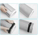 Funda protectora aislante para manguera de aire acondicionado 150 x 53,3 cm Funda lavable gris para mangueras de 12,7–15 cm Reducción de calor Ahorro 2