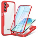 Funda protectora con cristal Samsung Galaxy A35 5G Protección frontal y trasera 360° Bordes elevados Esquinas a prueba de golpes Funda resistente a doble cara 8