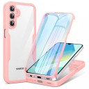 Funda protectora con cristal Samsung Galaxy A35 5G Protección frontal y trasera 360° Bordes elevados Esquinas a prueba de golpes Funda resistente a doble cara 10