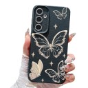 Funda protectora de silicona para Samsung Galaxy A55 con mariposas Resistente Protección de la cámara Superficie ligeramente granulada 11