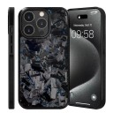 Funda protectora magnética para iPhone 17 de carbono forjado auténtico, funda trasera de TPU con imanes, funda de carbono delgada 4