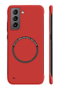 Funda protectora mate con soporte MagSafe para Samsung Galaxy S20 FE 3