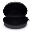 Funda protectora para gafas de esquí 19×12×10 cm EVA funda dura con cremallera Funda portátil para gafas de snowboard con soporte Negra 3