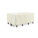 Funda protectora para muebles de jardín 287 x 155 x 82 cm cubierta impermeable contra polvo viento lluvia nieve funda exterior con cordón 10
