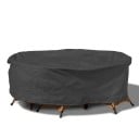Funda protectora redonda 180 × 90 cm Cubierta impermeable para muebles de jardín Protección contra la lluvia, la nieve, el polvo y el sol Protección 2