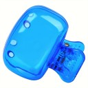 Funda protectora transparente de color para cabezal de cepillo de dientes de viaje, impermeable, con clip para almacenamiento higiénico 5