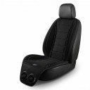 Funda refrigerante y calefactora para asiento de coche con dos ventiladores 60 x 40 x 42 cm y 48 x 32 cm Alimentación 12 V del encendedor Negro 5