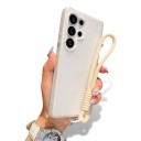 Funda resistente para Samsung Galaxy A55 5G con correa para la muñeca de longitud invariable y mosquetón redondo Esquinas reforzadas Marco elevado alrededor de la cámara 7