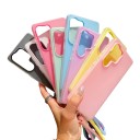 Funda resistente para Samsung Galaxy A55 5G con correa para la muñeca de longitud invariable y mosquetón redondo Esquinas reforzadas Marco elevado alrededor de la cámara 3
