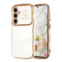 Funda suave para Samsung Galaxy S24 con bordes ondulados y protección de cámara PC y TPU Funda flexible para móvil Samsung S24 10