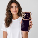 Funda suave para Samsung Galaxy S24+ con bordes ondulados y protección de cámara PC y TPU Funda flexible para móvil Samsung S24 Plus 15